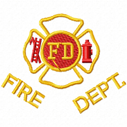 Fire Truck Embroidery Design 2 Fire Truck Embroidery Design 2